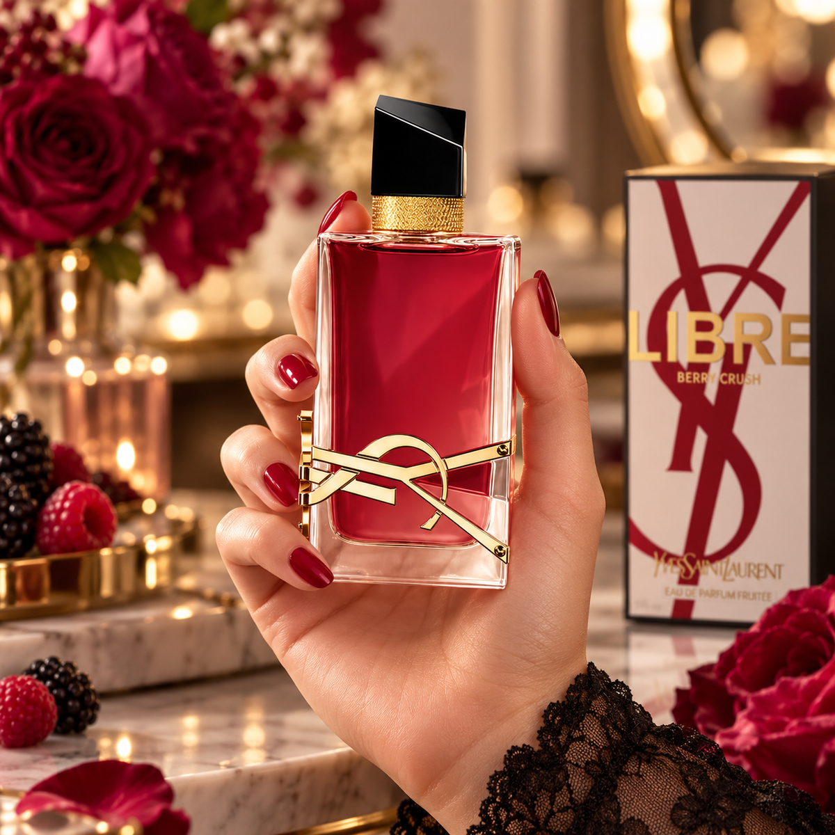 Yves Saint Laurent Libre Berry Crush Eau de Parfum for Women 3.0 Ounce