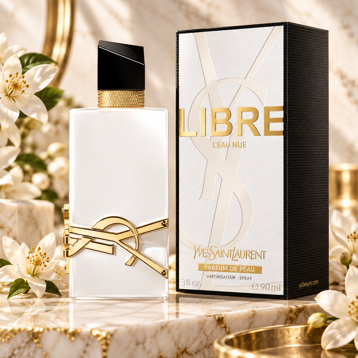 Yves Saint Laurent Libre L'Eau Nue Parfum de Peau for Women 3.0 Ounce