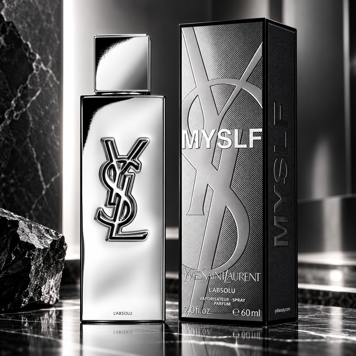 Yves Saint Laurent MYSLF L'Absolu Parfum for Men 2.0 Ounce