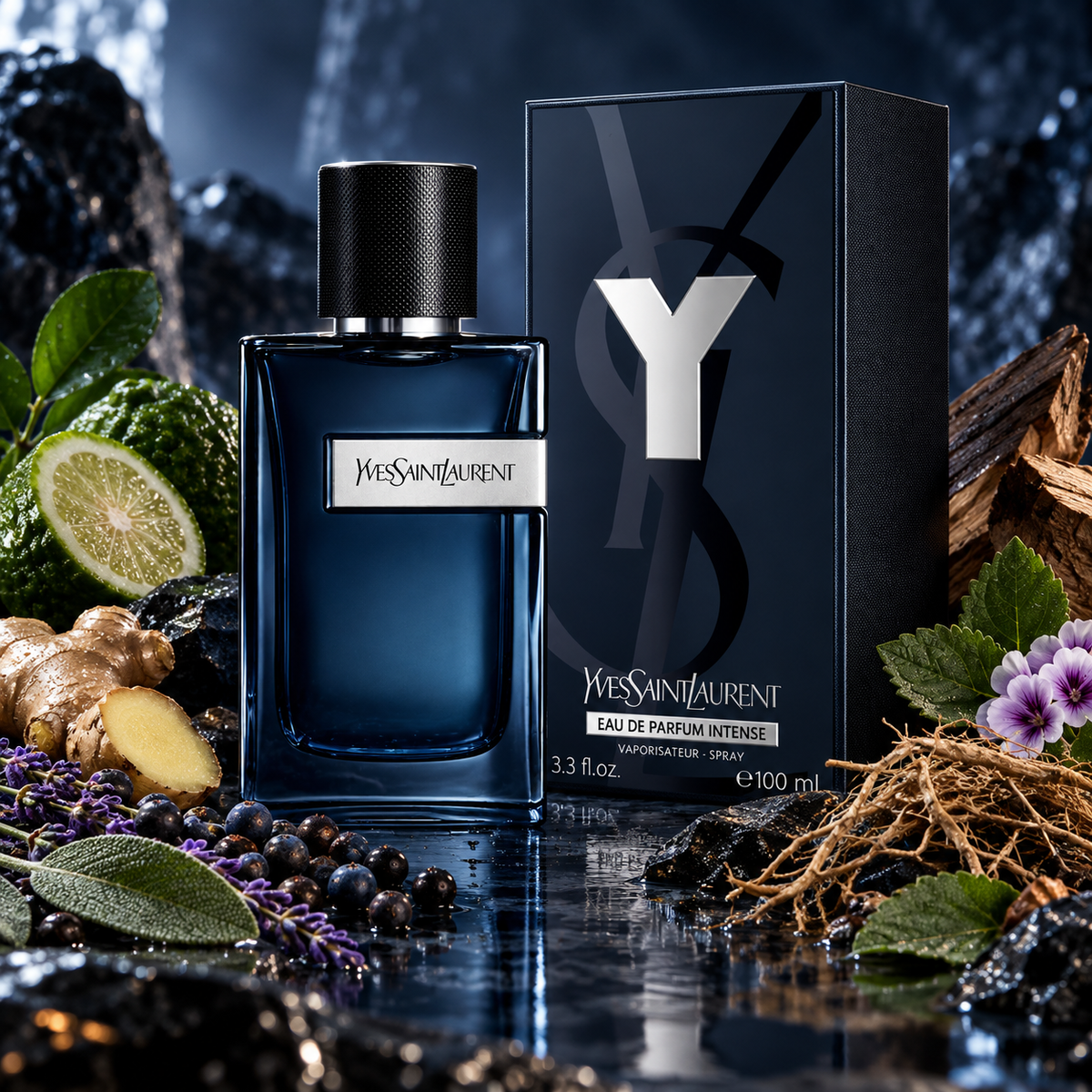 Yves Saint Laurent Y Eau de Parfum Intense for Men 3.4 Ounce