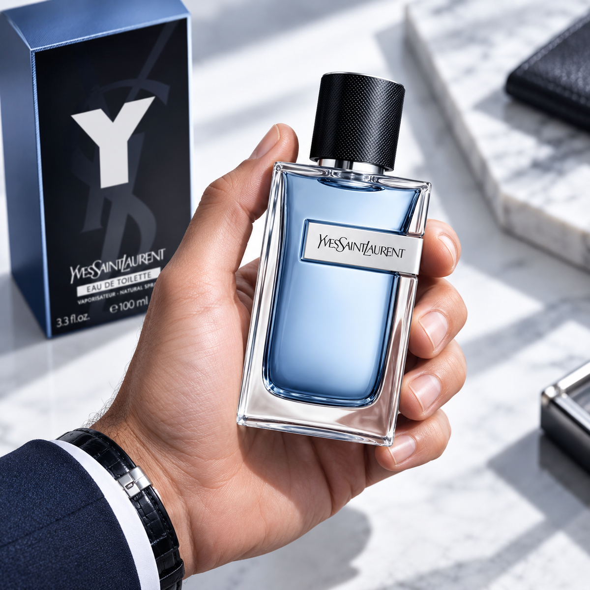 Yves Saint Laurent Y Eau de Toilette for Men 3.4 Ounce