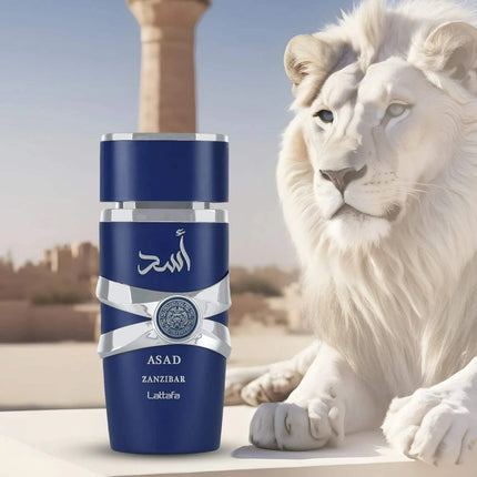 Lattafa Asad Zanzibar for Men Eau de Parfum Spray - 3.4 Ounce