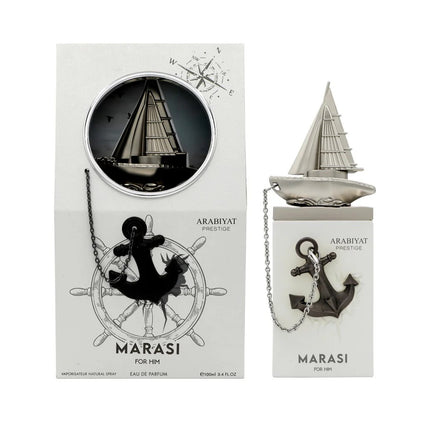 Arabiyat Prestige Marasi Eau de Parfum Spray For Men 3.4 Ounce