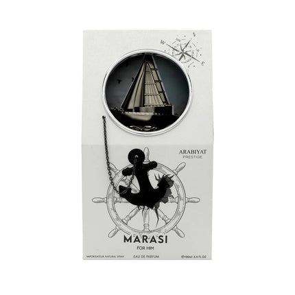 Arabiyat Prestige Marasi Eau de Parfum Spray For Men 3.4 Ounce