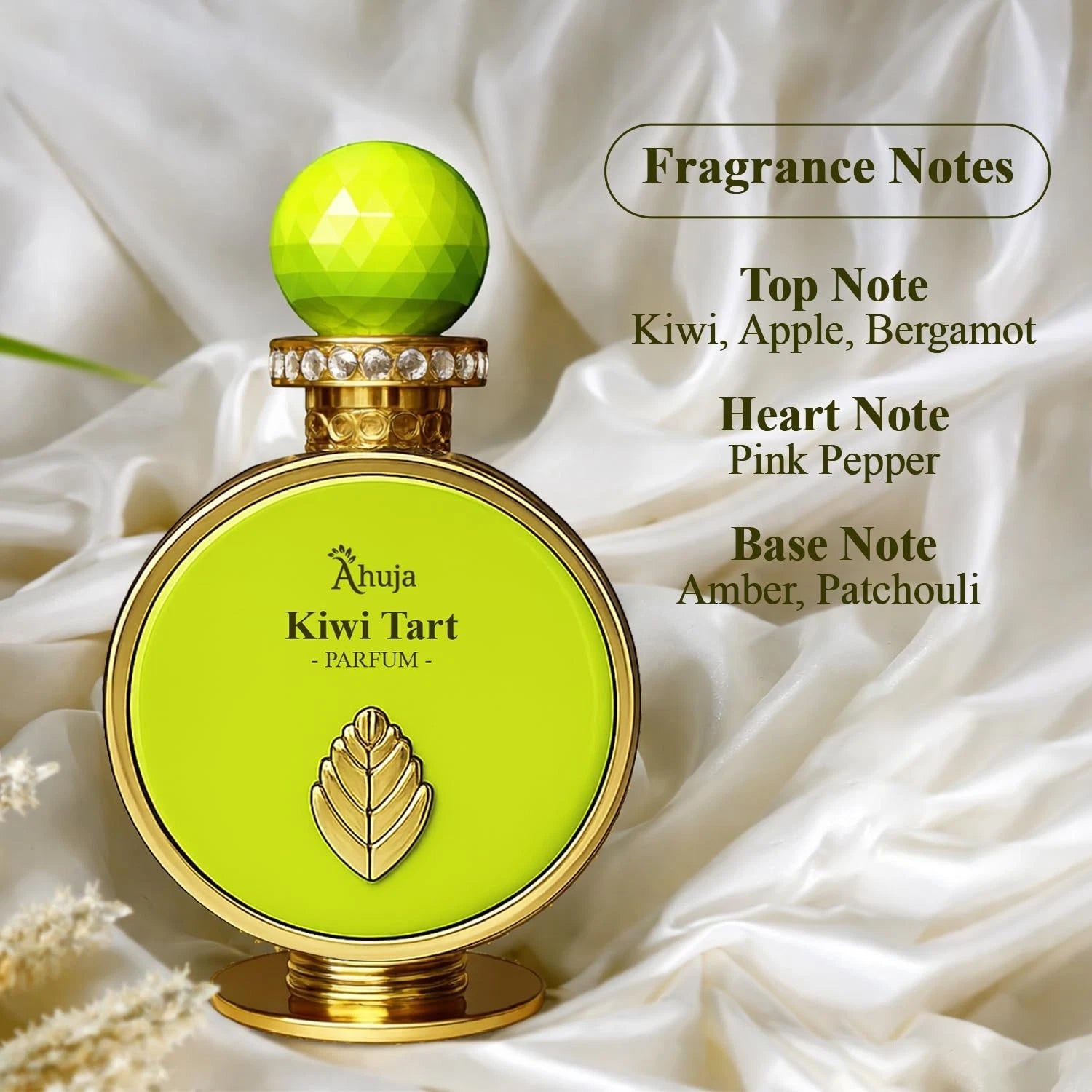 Ahuja Kiwi Tart Eau de Parfum for Unisex 3.4 Ounce