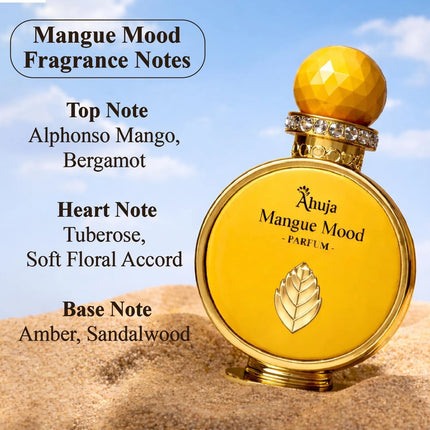 Ahuja Mangue Mood Eau de Parfum for Unisex 3.4 Ounce