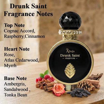 Ahuja Drunk Saint Eau de Parfum for Unisex 3.4 Ounce