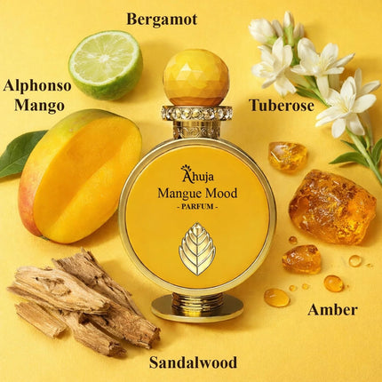 Ahuja Mangue Mood Eau de Parfum for Unisex 3.4 Ounce