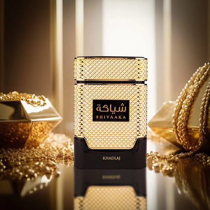 Khadlaj Shiyaaka Gold Eau De Parfum Spray for Women, 3.4 Ounce